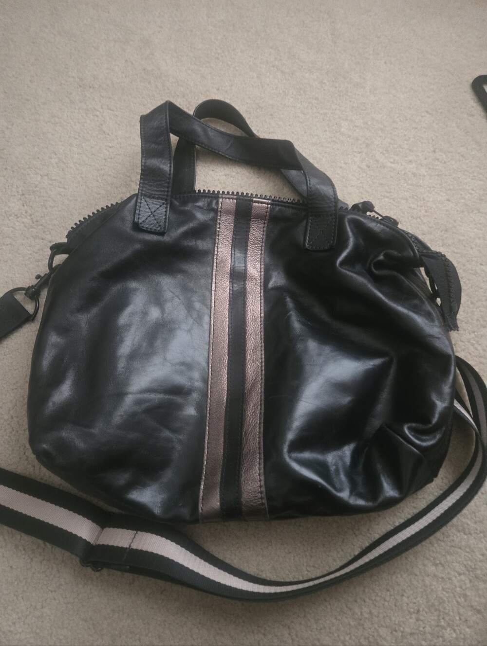 Black Crossbody Bag - Sleek Everyday Carry